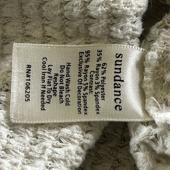 Sundance thermal top waffle knit lightweight layer piece winter - Picture 8 of 10